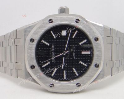 Audemars Piguet Royal Oak Black Dial Replica Watches